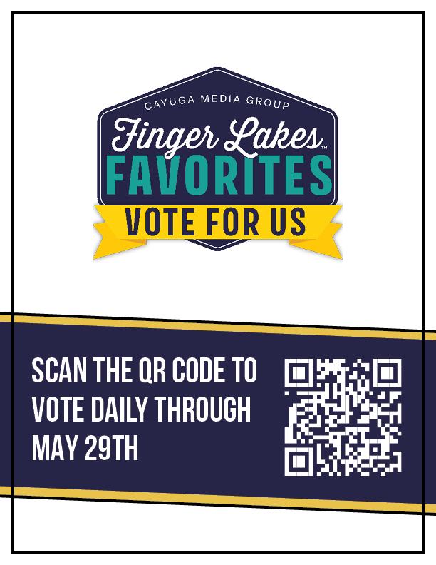 Finger Lakes Favorites 2026 Vote for Us QR Code Flyer Thumbnail